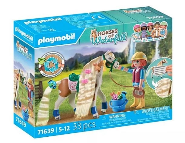 Playmobil klotsid 71639 Horses of Waterfall Ellie & Pferd with Kreppeisen
