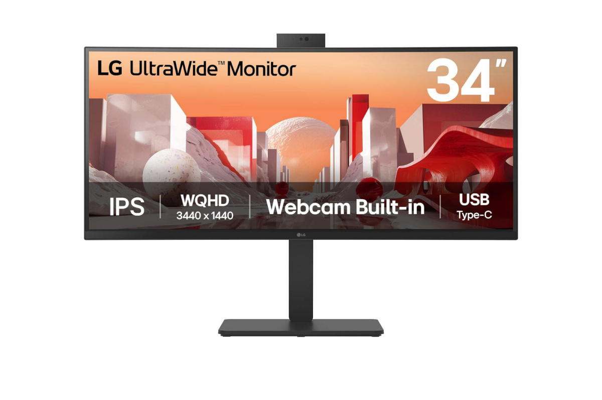 LG monitor 34" 34BA85QE-B Curved UWQHD HDMI DP USB 3440x1440