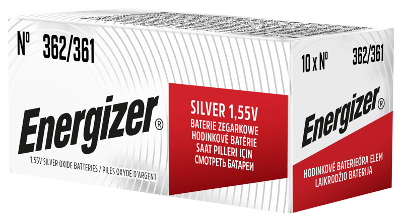 Energizer patarei Energizer Silver Oxide 362/361 10tk