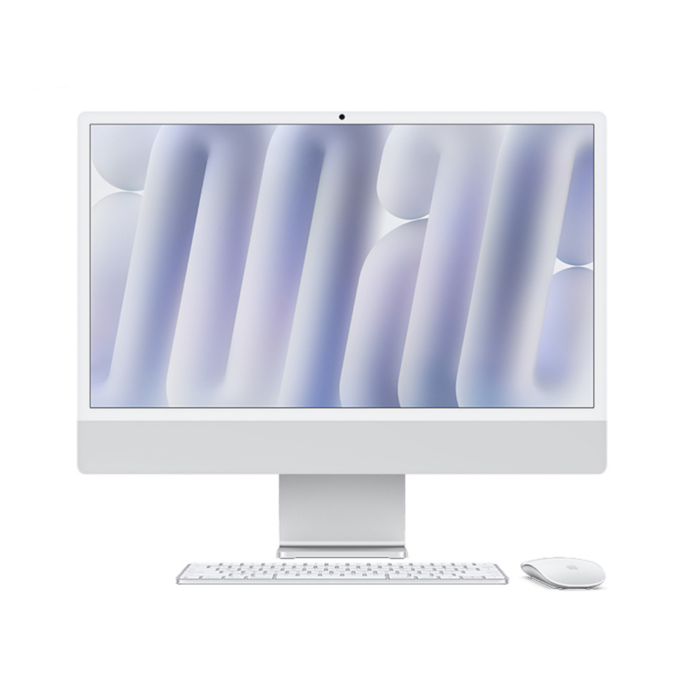 Apple iMac 59,62 cm (24") M4 2024 (hõbedane, macOS, Deutsch)