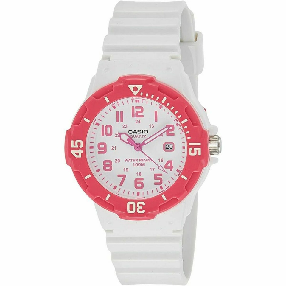 Casio naiste kell LADY DIVER - WHITE (Ø 34mm)