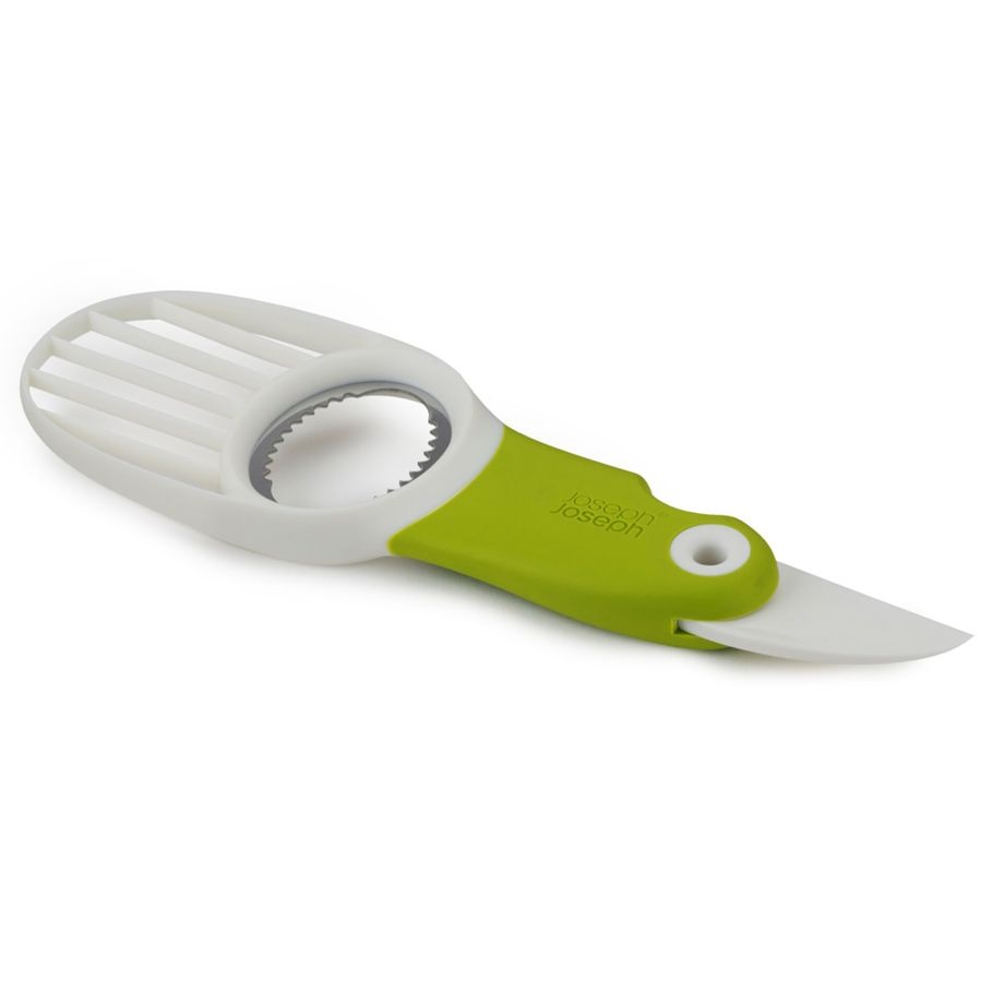 Joseph Joseph avokaado viilutaja 20112 GoAvocado 3-in-1 Avocado Slicer, valge/roheline