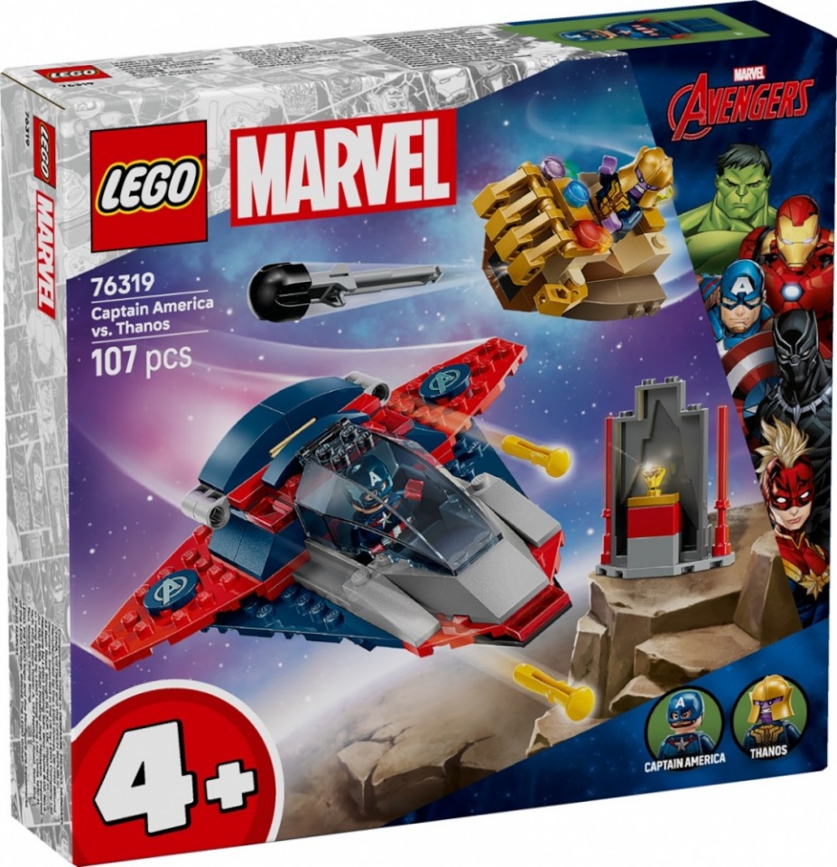LEGO klotsid 76319 Marvel Super Heroes Captain America vs. Thanos