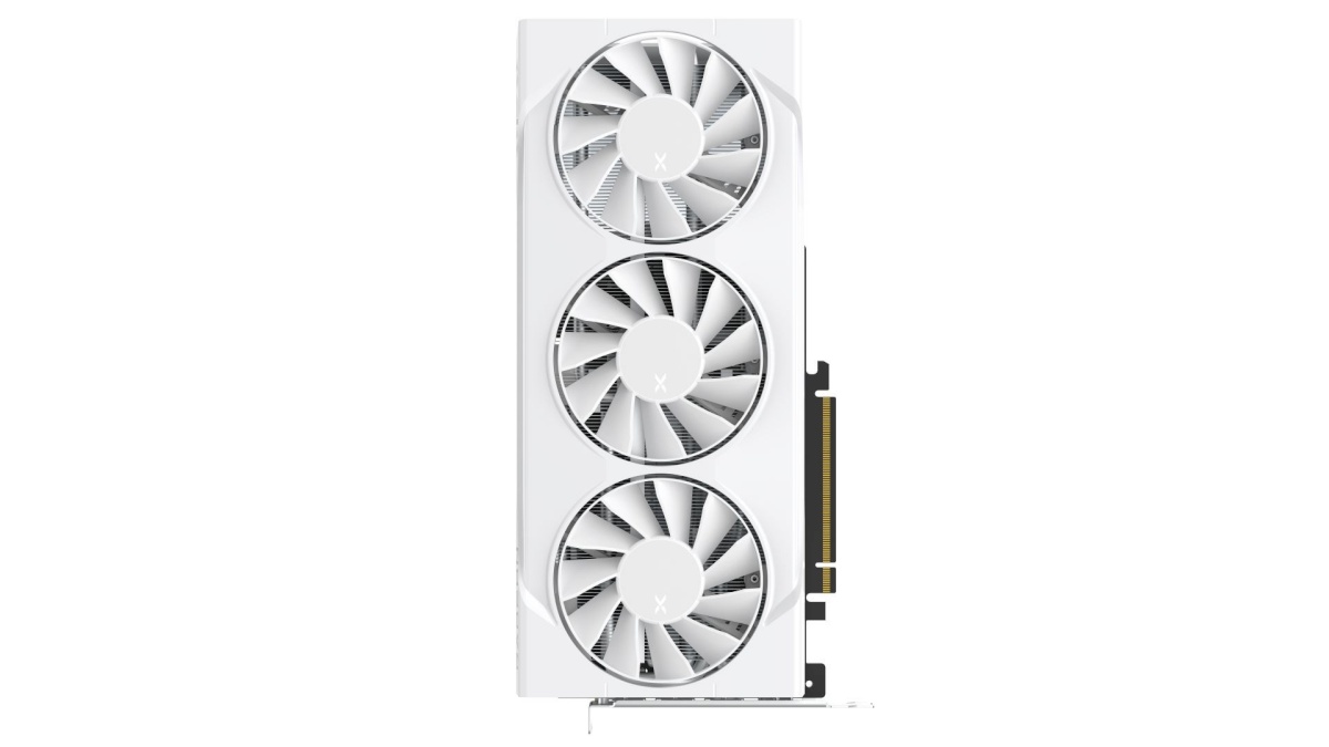 XFX videokaart Radeon RX 9070 Swift OC (valge, RDNA4, GDDR6, 3x DisplayPort, 1x HDMI 2.1)