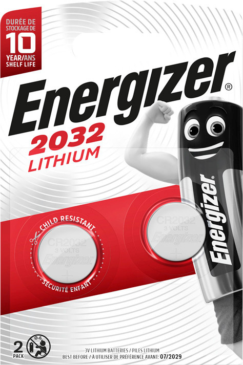 Energizer patarei Energizer Lithium CR2032 BP2