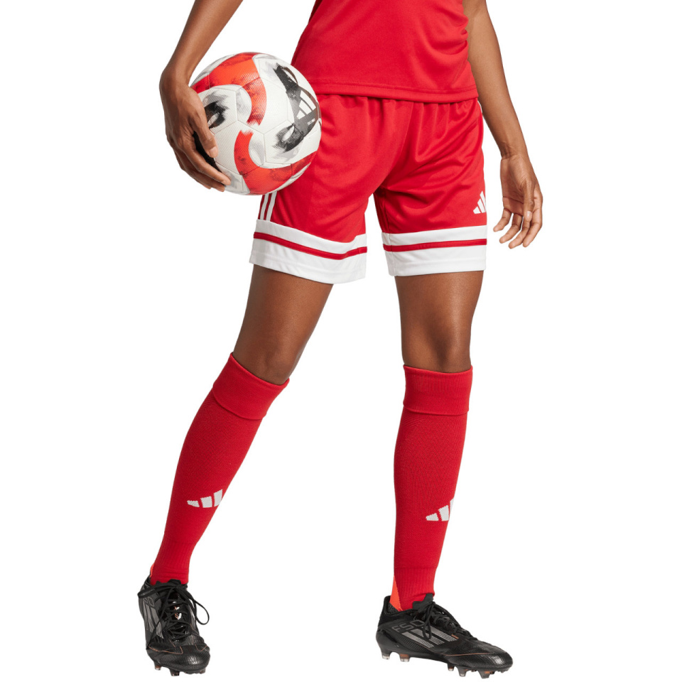 Lühikesed püksid Damskie Adidas Squadra 25 punane JJ0011 XL