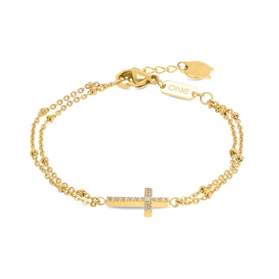 One Jewels naiste käevõru OJRB03G kuldne