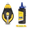 Stanley STHT47312-0 30M 3:1 Comfort Grip Reel Kit With sinine Chalk and Line Level