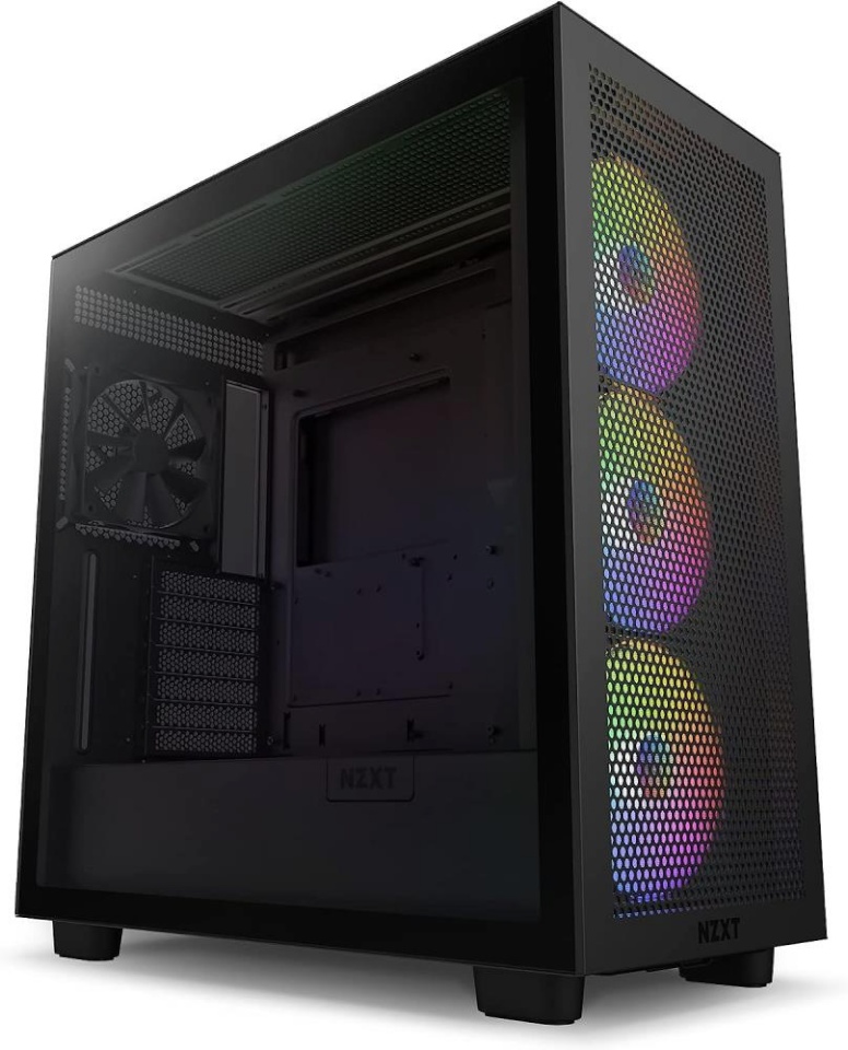 NZXT korpus H7 Flow RGB ( 2024 ) (must, Tempered Glass)