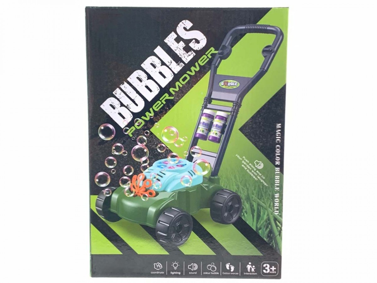 Madej Bubble-generating lawnmower