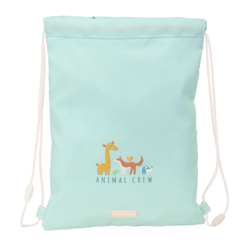 Safta paeltega seljakott Pandi sinine 26x34x1cm