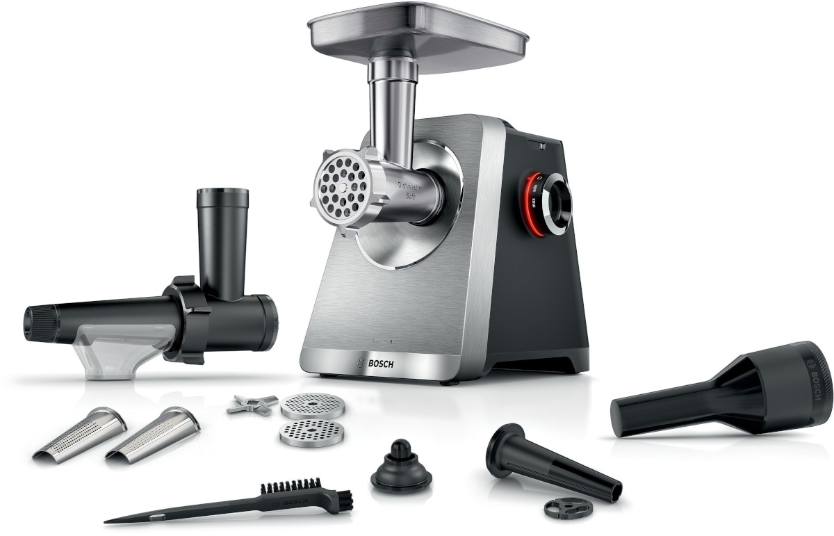 Bosch hakklihamasin MFWS835M Series 8 Meat Grinder, roostevaba teras