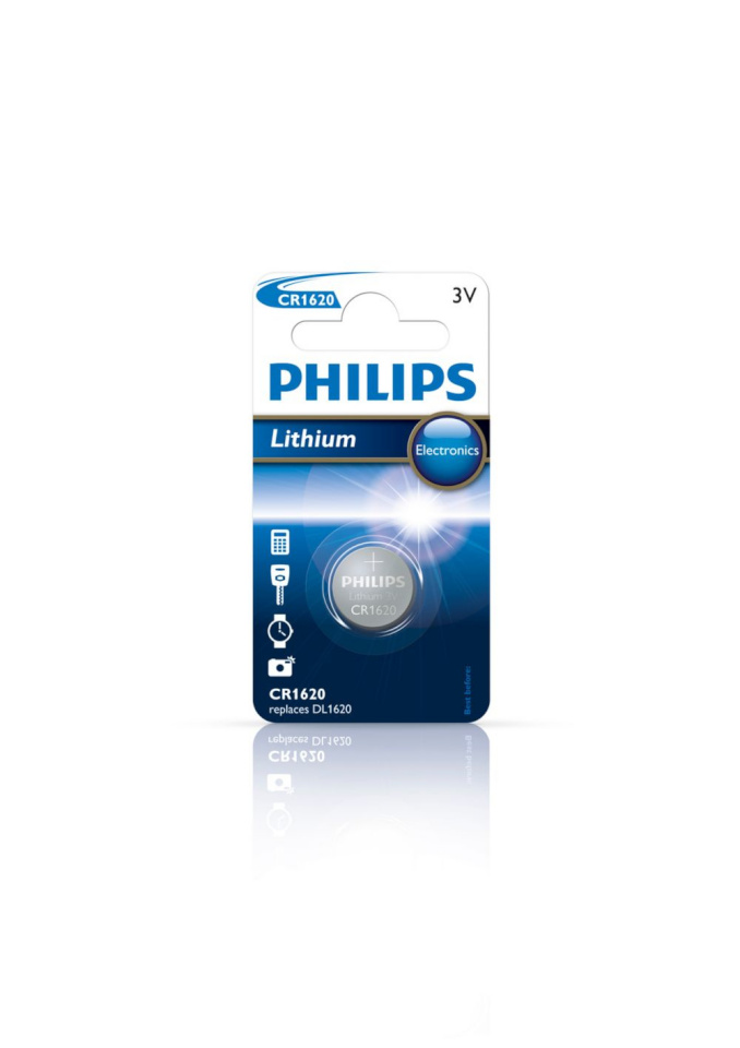 Philips patarei CR1620 3 V Lithium