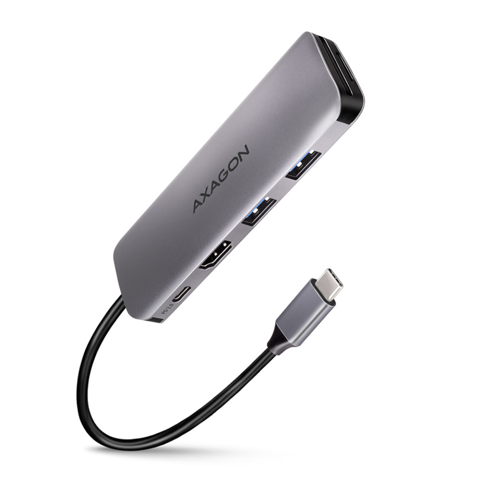 AXAGON HMC-5 SuperSpeed USB-C COMBO 5in1 hub