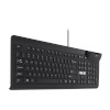 Asus klaviatuur KU100 KEYBOARD/BK/UI/104