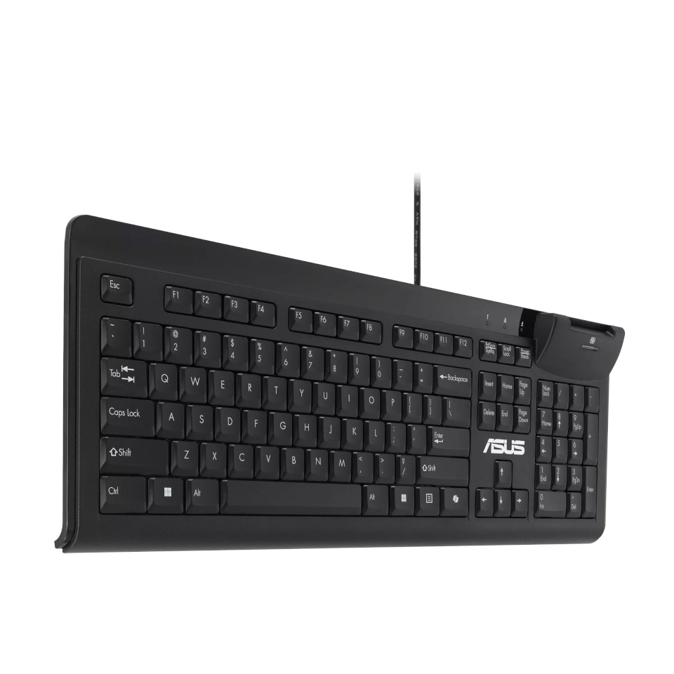 Asus klaviatuur KU100 KEYBOARD/BK/UI/104