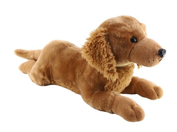 Madej pehme mänguasi Dog Golden lying down 60cm