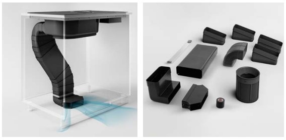 Elica tarvik õhupuhastile Kit RECYCLING NT EVO PLINTH IN