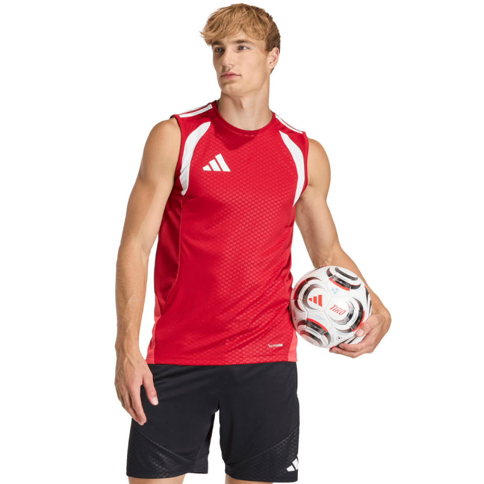 Adidas Teamwear T-särk meestele Tiro 26 Competition Sleeveless Jersey punane KA7610 suurus XXL
