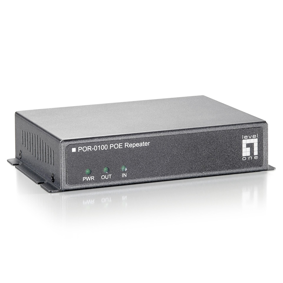 LevelOne POR-0100 PoE-Repeater, cascadable