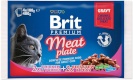 Brit kassitoit Premium Cat Meat Plate - Wet Cat Food- 4x100g
