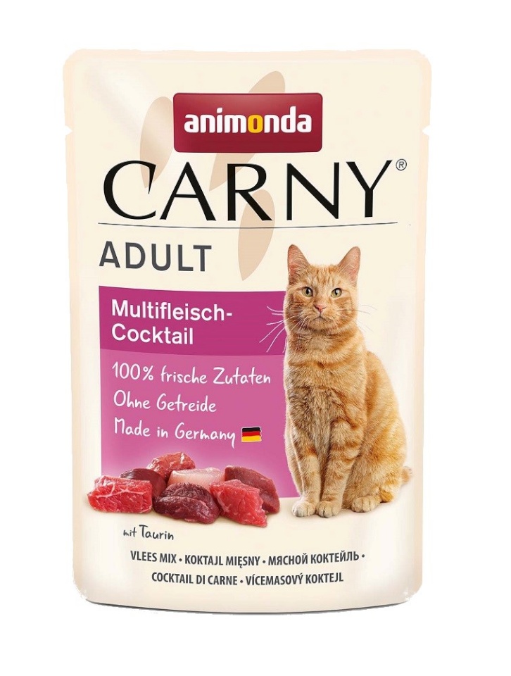 Animonda kassitoit Carny Adult Meat cocktail - Wet Cat Food- 85g