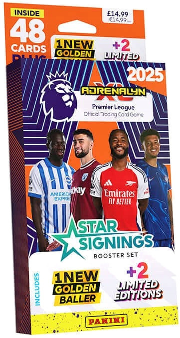 Panini jalgpallikaardid Premier League 2025 Star Signings