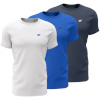 4F T-särk meestele M1895 3pak tumesinine, sinine, valge 4FWSS24TTSHM1895 91S suurus XL