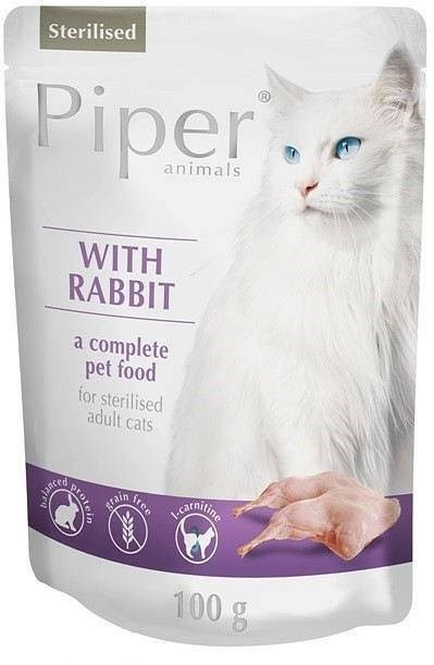 Dolina Noteci kassitoit Piper Animals Sterilised Rabbit, 100g