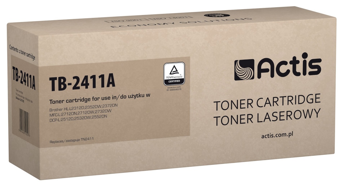 ACTIS tooner TB-2411A replacement for Brother TN-2411, Standar, 1200 pages, must