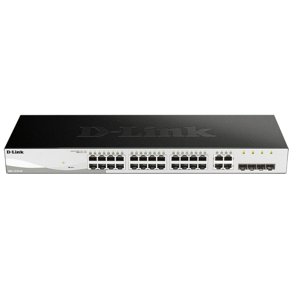 D-Link switch Smart Managed Gigabit Switches DGS-1210-24 Managed L2, Desktop/Rackmountable, 1 Gbps (RJ-45) ports quantity 24