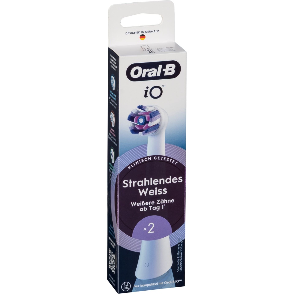 Braun lisaharjad Oral-B iO Radiant, 2tk, valge 