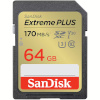 Sandisk mälukaart SDXC 64GB Extreme Plus 170MB/s