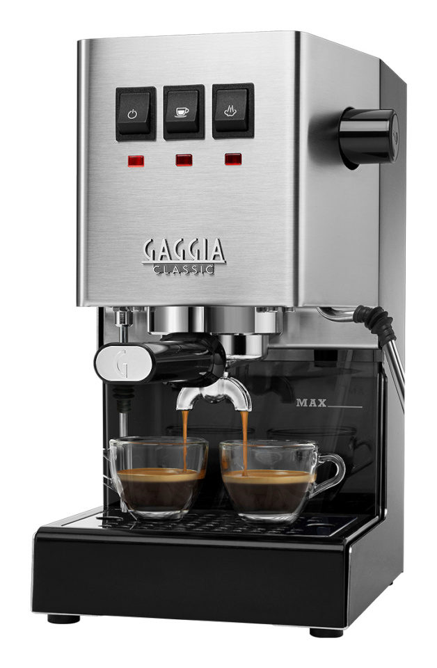 Gaggia kohvimasin Gaggia | Coffee Maker | RI9481/11 Classic E24 | Pump pressure 15 bar | Built-in milk frother | Automatic | Brushed Stainless Steel