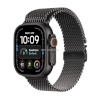 Apple Watch Ultra 4 GPS + Cellular 49mm Black Titanium Case with Black Titanium Milanese Loop - M