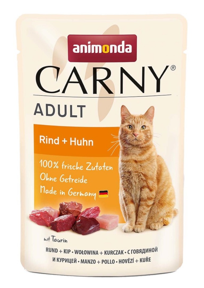 Animonda kassitoit Carny Adult Beef and Chicken - Wet Cat Food- 85g