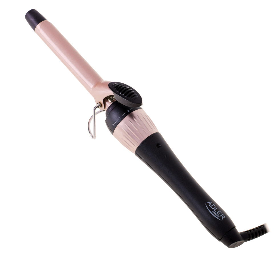 Adler lokitangid Curling Iron AD 2116 19mm, must/roosa