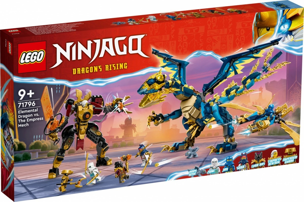 Lego klotsid Ninjago 71796 Elemental Dragon vs. The Empress Mech