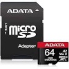 ADATA | UHS-I | 64 GB | microSDXC/SDHC | Flash memory class 10 | Adapter