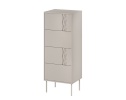 Cama Meble puhvetkapp 4S TRESSE chest of drawers 50x40x125 cashmere matt