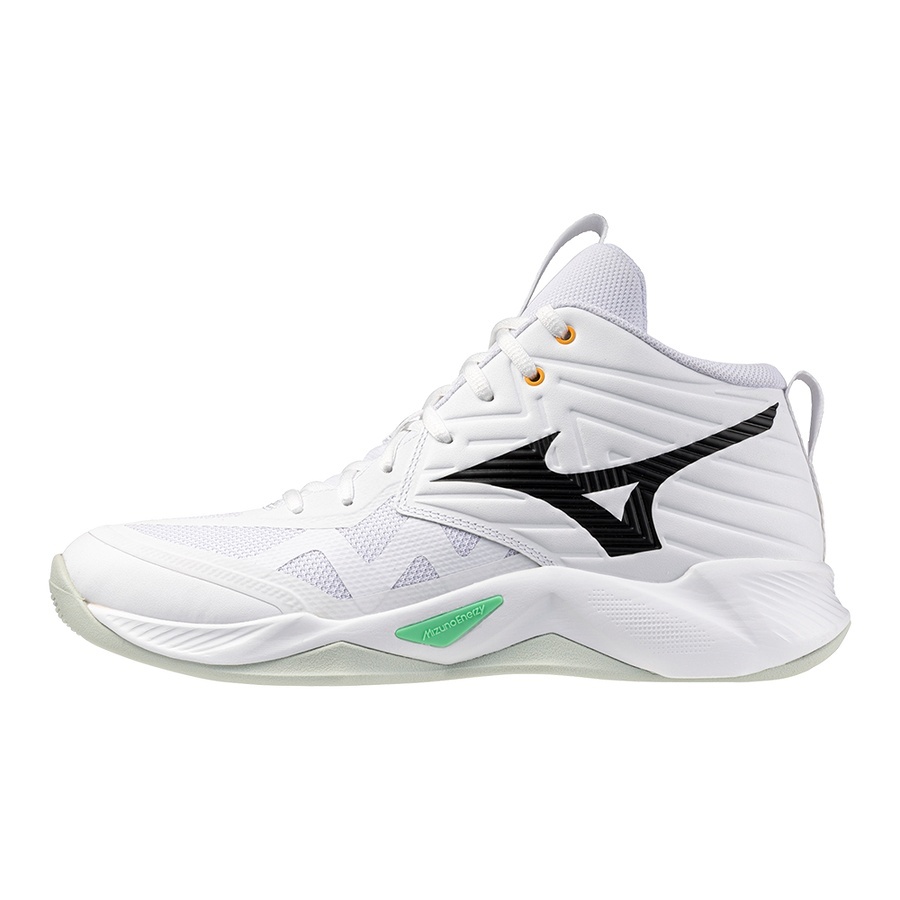 Mizuno võrkpallijalatsid WAVE MOMENTUM PRO MID (U) valge/must - suurus 44.5