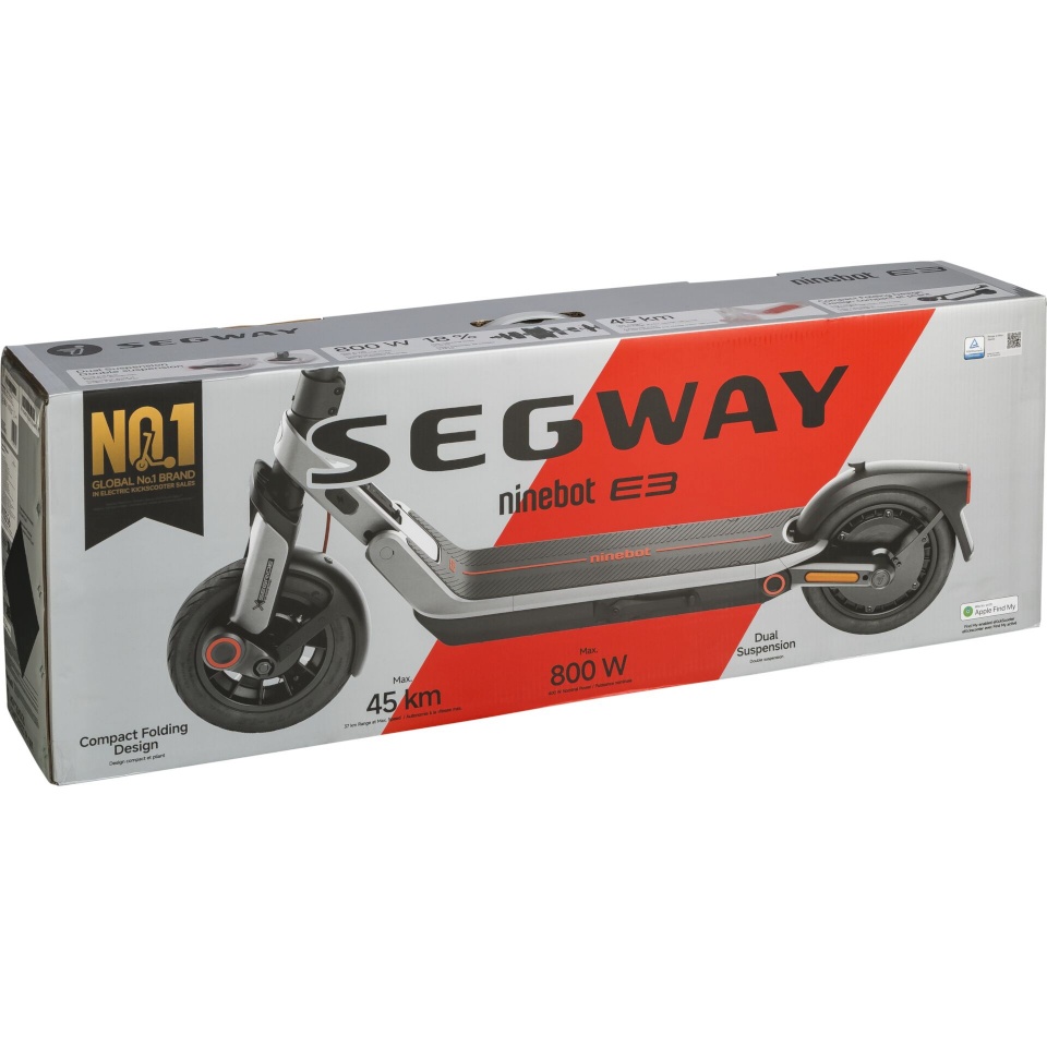Ninebot elektriline tõukeratas by Segway KickScooter E3 D Elektro-Scooter