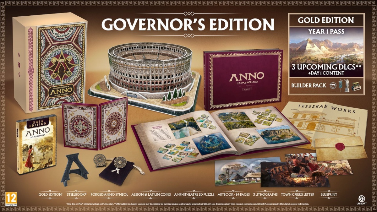 Ubisofti mäng Anno 117: Pax Romana Governor's Edition (PS5)