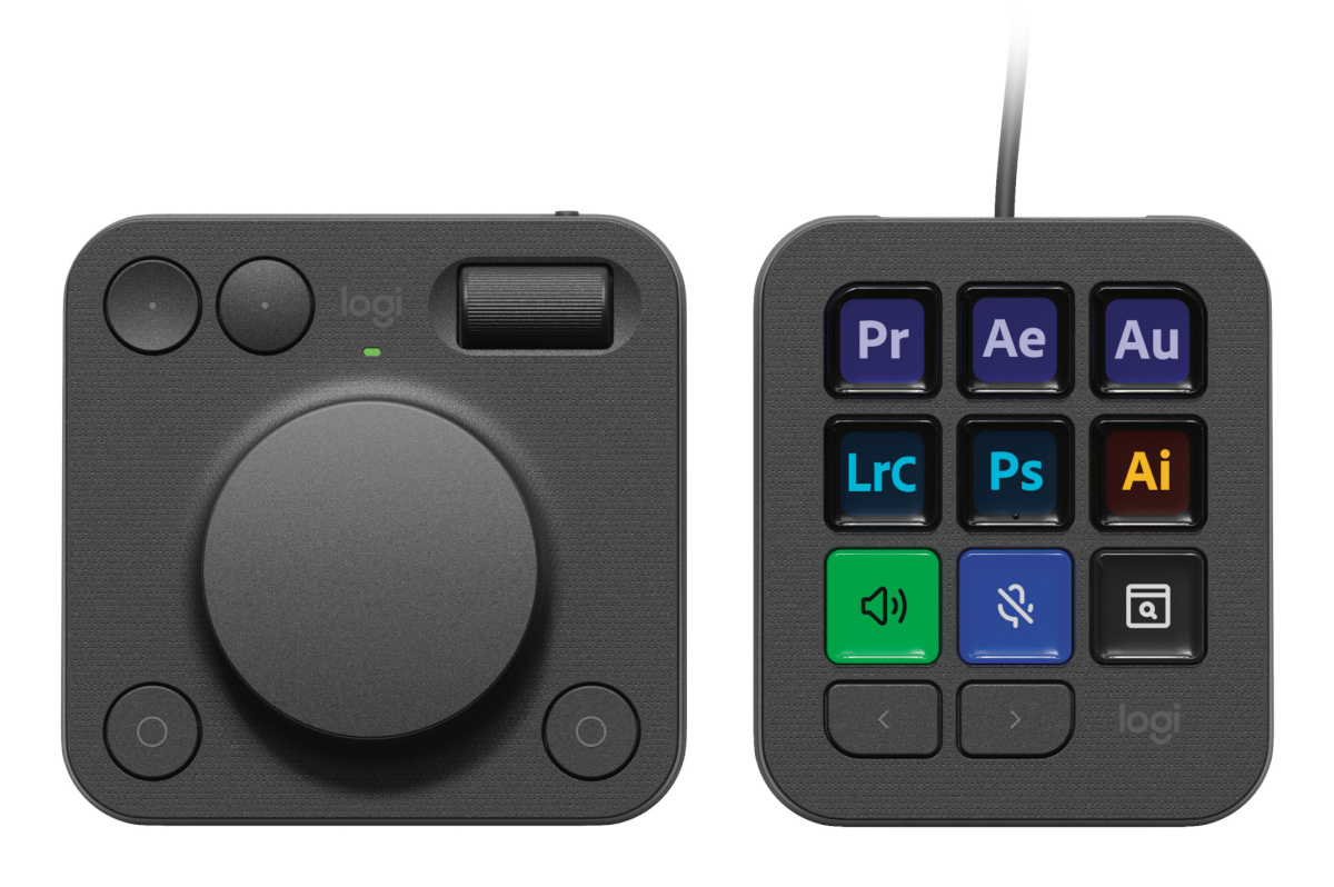 Logitech MX Creative Console pilditöötluskonsool, grafiit