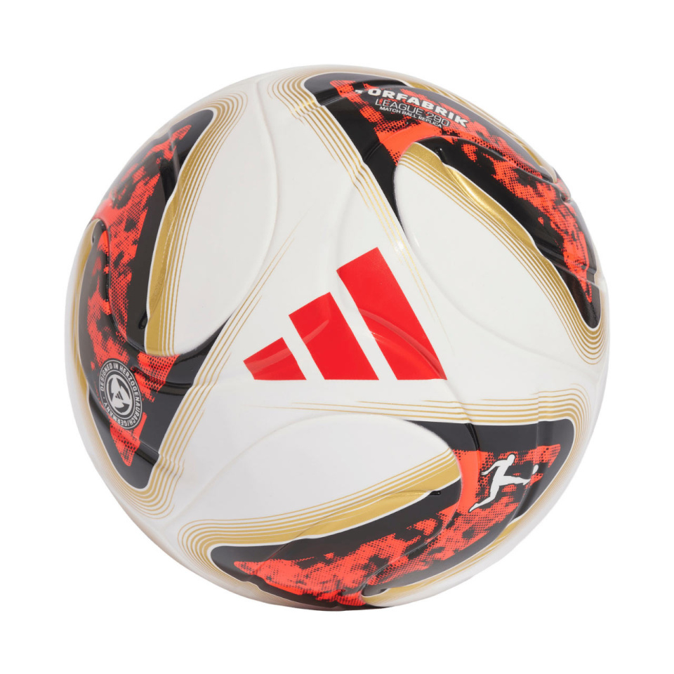 Adidas jalgpall Bundesliga 26/27 Torfabrik League J290 valge-oranž-kuldne HY5059 4