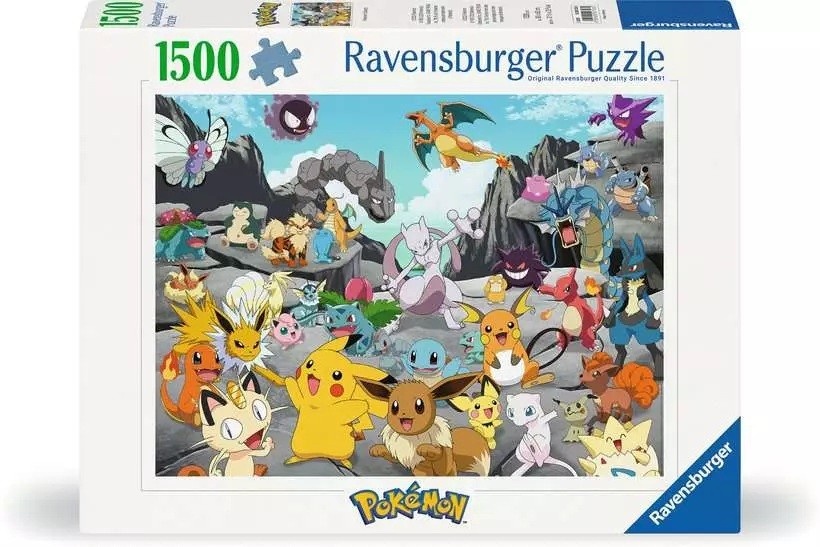 Ravensburger pusle Puzzle Pokémon Classics (1500-osaline)