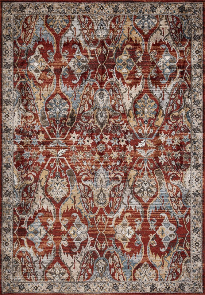 H4Y vaip DARLY-5, 160x230cm, punane/beež