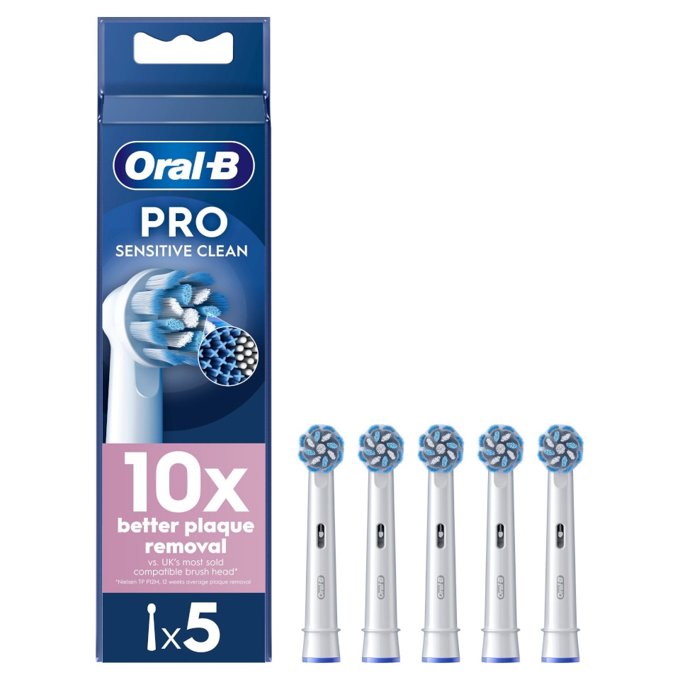 Brauni lisaharjaga hambahari Oral-B Pro Sensitive Clean, 5 tk