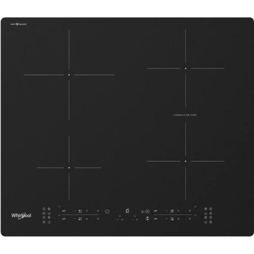 Whirlpool pliidiplaat WBB8360NEBM 4 x induktsioon, fle xi tsoon, 59cm, matt must
