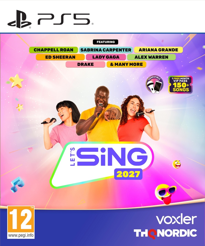 THQ Nordicu mäng Let's Sing 2027 (PS5)